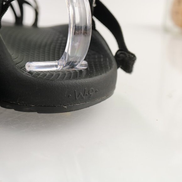 Chaco Womes ZX/2 Sandal Size 9 Black Strappy Toe Loop Adjustable Hike Trail Shoe - Picture 6 of 11